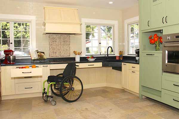 An accessible kitchen